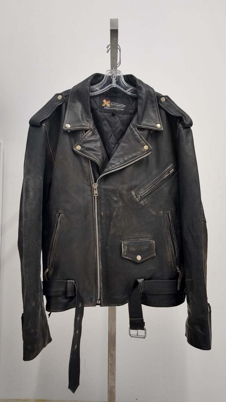 Xelement Advanced Motorcycle Gear Leather Biker Jacket – Black (3XL)